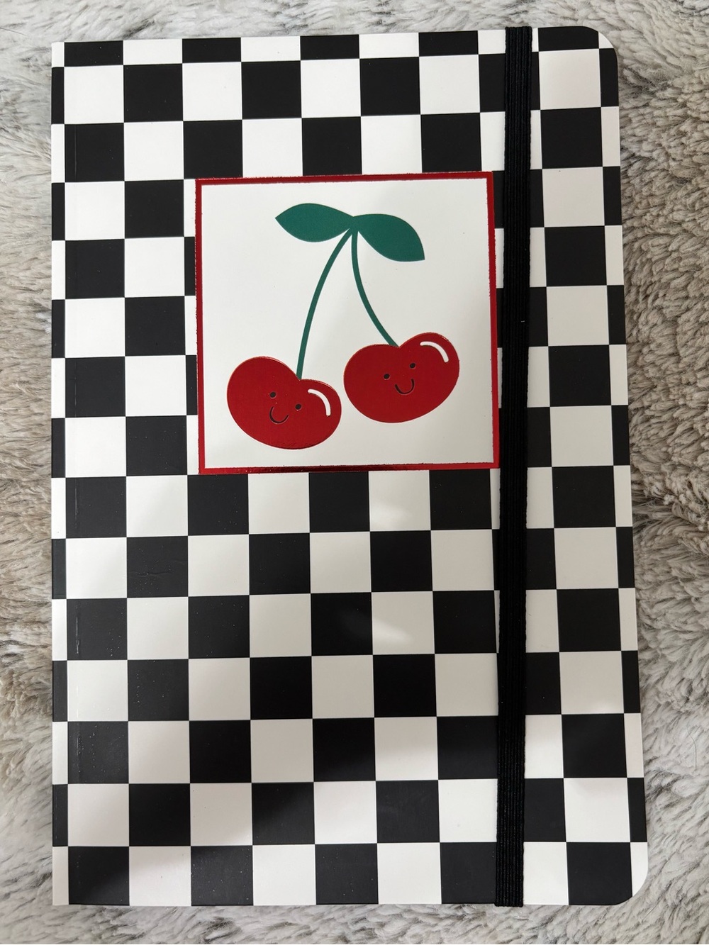 ❤️ Checkered cherries journal